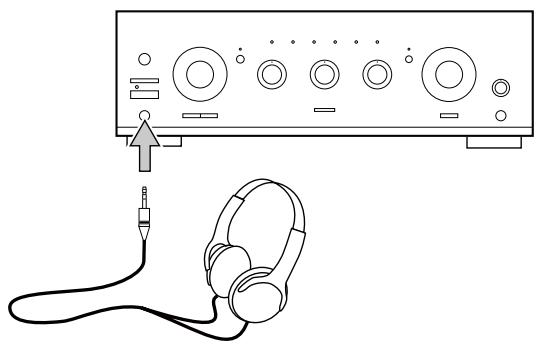 TEAC A-R630,  AR-650 - Listening through headphones - 1