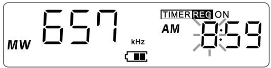 SANGEAN PR-D8 - Grabación programada - 2