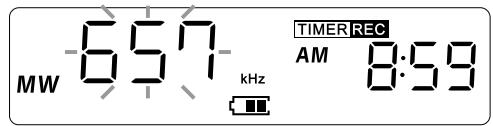 SANGEAN PR-D8 - Timer-Aufnahme - 8