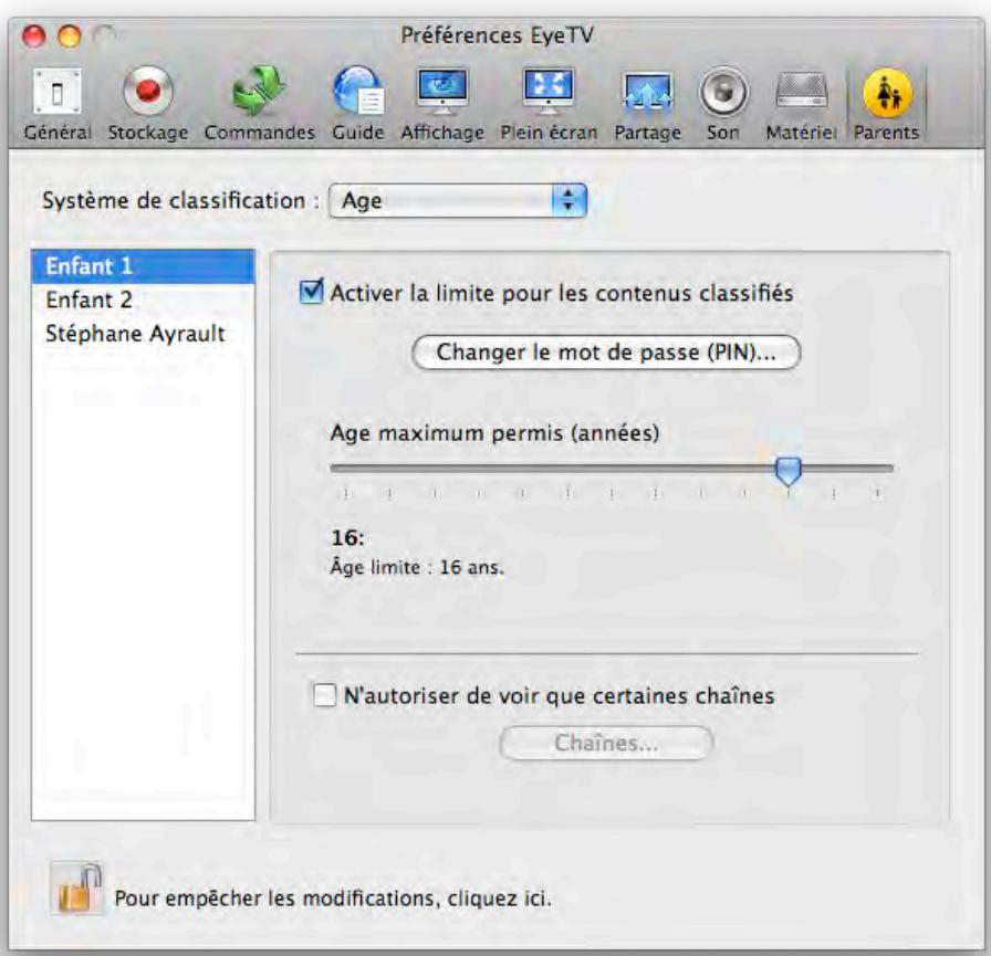 ELGATO EYETV SAT - Contrôle Parental - 1
