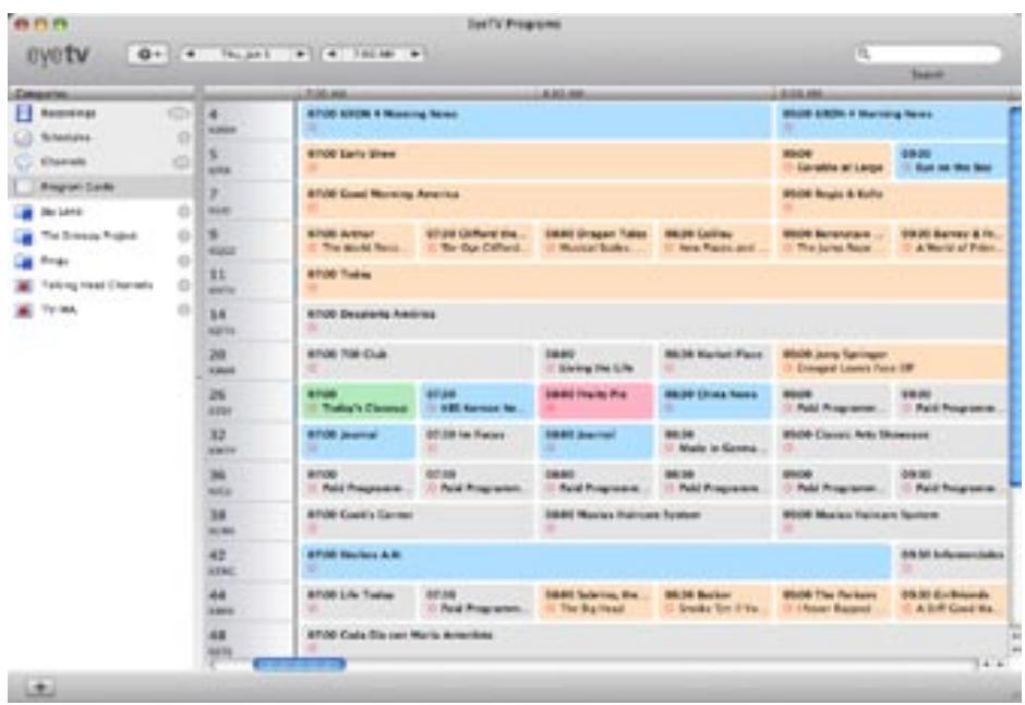 ELGATO LOGICIEL EYETV 2 - Guide des Programmes - 1