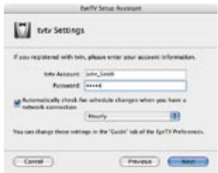 ELGATO LOGICIEL EYETV 2 - Étapes d'Enregistrement - 6