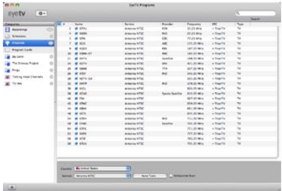 ELGATO LOGICIEL EYETV 2 - Châînes - 1