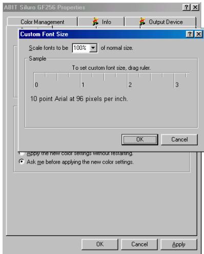 ABIT GF256 - 3-2. Comment utiliser les propriétés de paramétrage du pilote sous windows® 98 se - 6