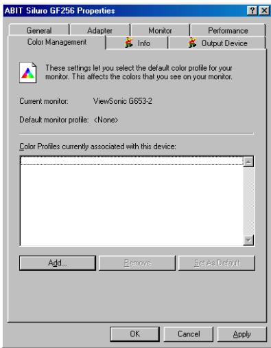 ABIT GF256 - 3-2. Comment utiliser les propriétés de paramétrage du pilote sous windows® 98 se - 12