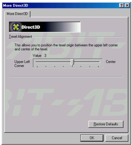 ABIT GF3 TI200 - Plus de Direct3D: - 1