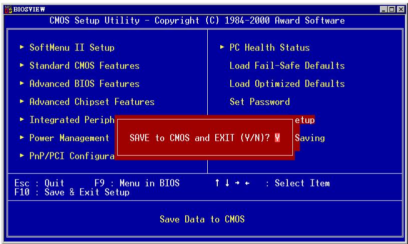 ABIT SL6 - 3-12. Save & Exit Setup - 1