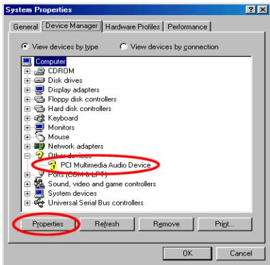 ABIT SL6 - Appendice C Installation du pilote Audio pour Windows® 98 SE - 1