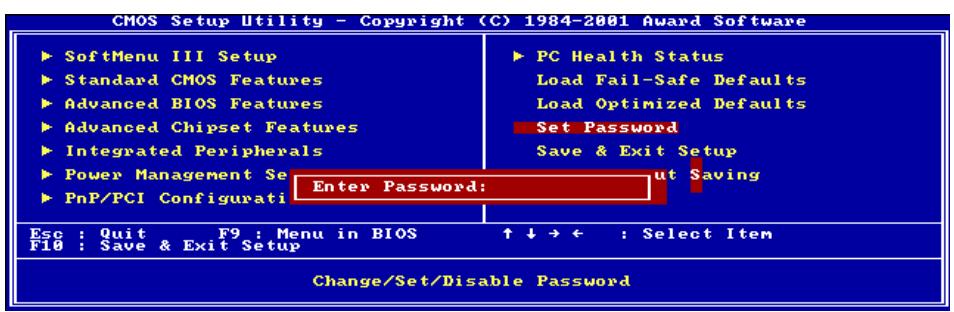 ABIT ST6 - 3-11. Set Password - 1
