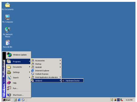 ABIT ST6 - Appendice E. Surveillance du matériel (The Winbond Hardware Doctor Utility) - 7