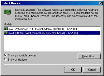 ABIT TH7 - Appendice d. installation des pilotes LAN sous windows® 98 se (option du constructeur) - 6
