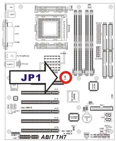 ABIT TH7 - JP1: connecteur pour sonde thermique - 1