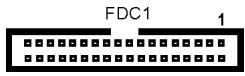 ABIT TH7 - Connecteur FDC1 - 2