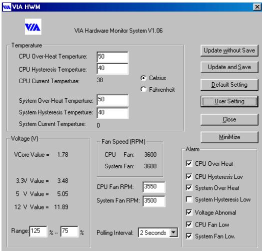 ABIT VA6 - Appendice G Installation du Moniteur Systeme VIA - 10