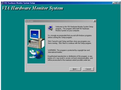 ABIT VA6 - Appendice G Installation du Moniteur Systeme VIA - 4