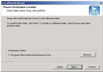 ABIT VI7 - Appendice G. Surveillance du matériel (The Winbond Hardware Doctor Utility) - 2