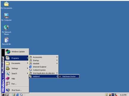 ABIT VI7 - Appendice G. Surveillance du matériel (The Winbond Hardware Doctor Utility) - 6