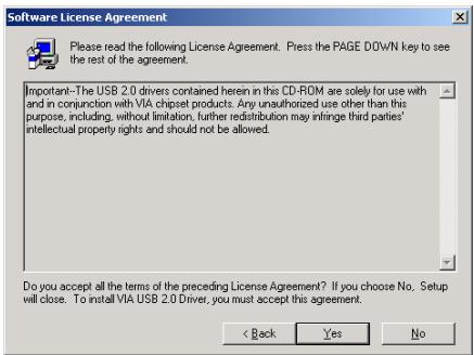 ABIT VI7 - Appendice D. Installation des Pilotes VIA USB2.0 - 2