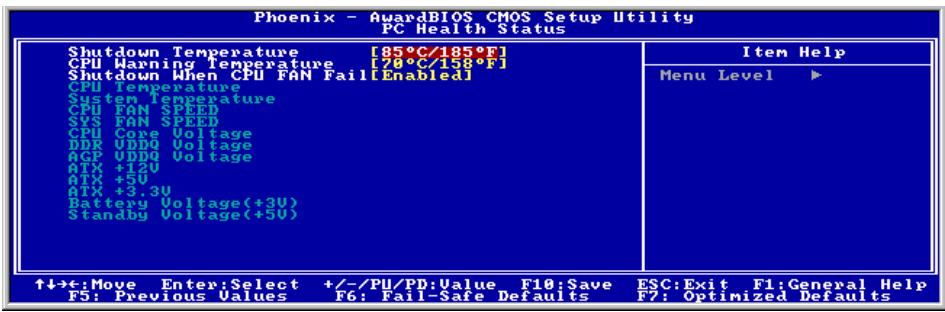 ABIT VI7 - 3-8. PC Health Status - 1