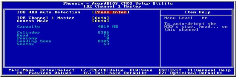 ABIT VI7 - IDE Channel 1 Master / Slave et IDE Channel 2 Master / Slave : - 1