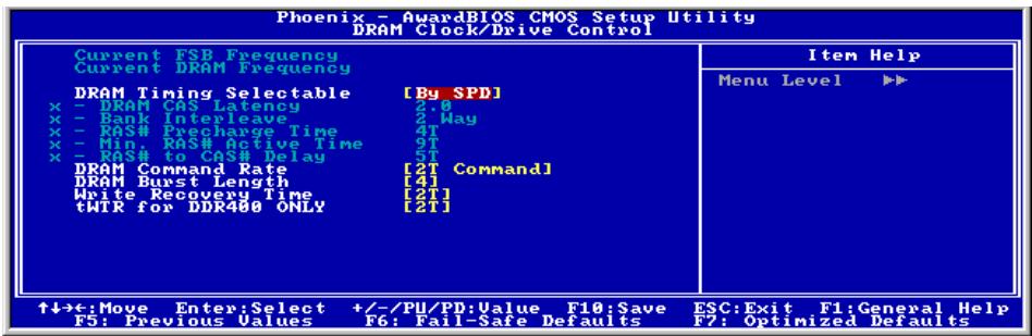 ABIT VI7 - DRAM Clock/Drive Control (Contrôle fréquence/pilote DRAM): - 1