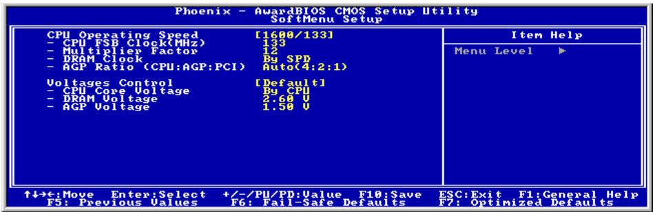 ABIT VI7 - 3-1. SoftMenu Setup - 1