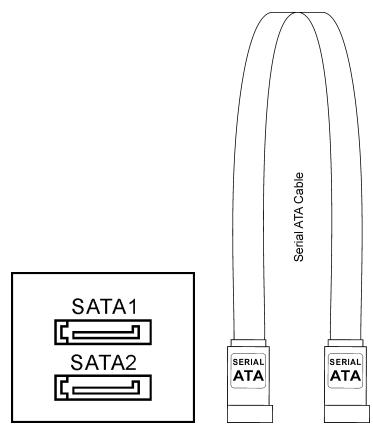 ABIT VI7 - (11). Connecteur ATA Série - 2