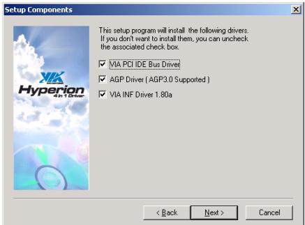 ABIT VI7 - Appendice A. Installation des Pilotes VIA 4-in-1 - 4