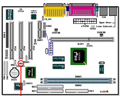 ABIT WB6 - JP 2,3,5,6,8 pin 2 et pin 3 fermés : - 2