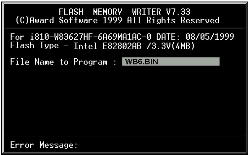 ABIT WB6 - Appendice F Instructions d'Utilisation du BIOS Flash - 1