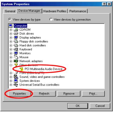 ABIT WB6 - Appendice C Installation du pilote Audio pour Windows® 98 SE - 1