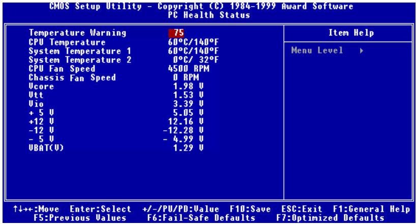 ABIT WB6 - 3-8. PC Health Status - 1