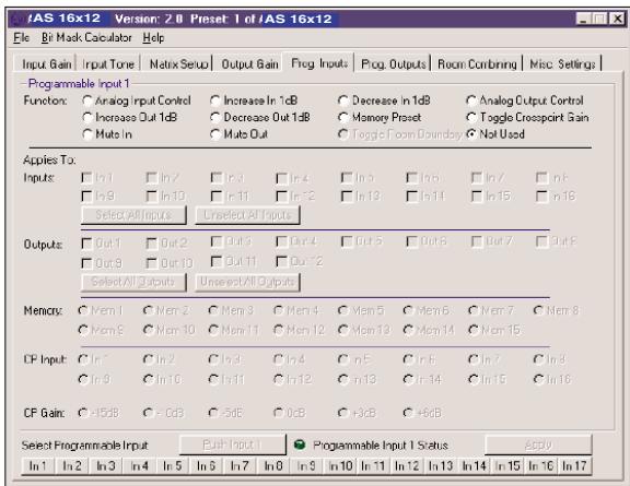 AKG AS 16X12 - Programmable Inputs - 1