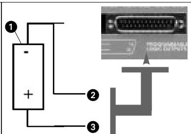AKG AS 16X12 - Connexion des broches d'entrée de commande programmables - 3