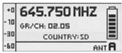 AKG DMS 700 - UTILITY Menu STATUS - 3