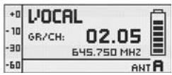 AKG DMS 700 - UTILITY Menu STATUS - 1