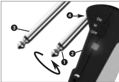 AKG GB 40 GUITARBUG - Instrumentos con jack de salute empotrado (vease Fig. 4) - 1