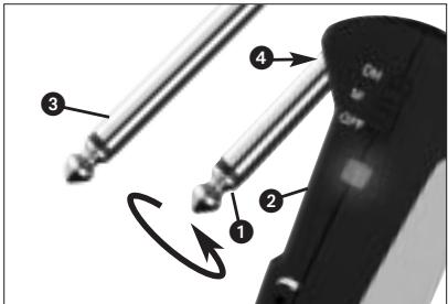 AKG GB 40 GUITARBUG - Strumenti con presa d'uscita a scomparsa (vedi fig. 4) - 1