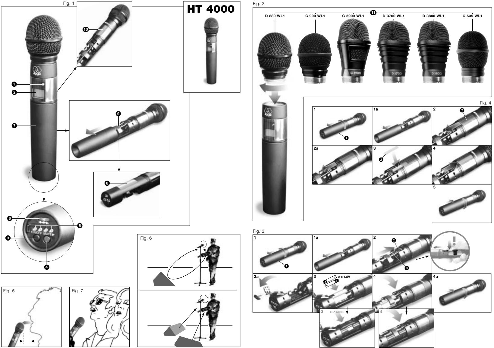 AKG HT 4000 - Notizen · Notes · Notes · Note · Notas · Notas - 1
