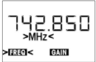 AKG HT 4000 - Frequenz-Menu - 3