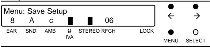 AKG IVM 1 - Cancellazione dei setups - 1