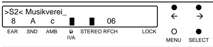 AKG IVM 1 - Nommage et mise en mémoire de la configuration - 2