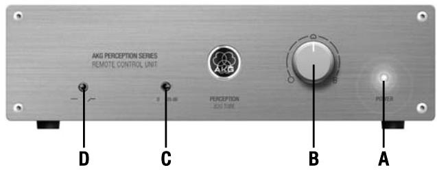 AKG PERCEPTION 820 TUBE - Front Panel - 1