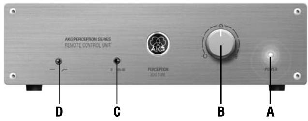 AKG PERCEPTION 820 TUBE - Face avant - 1