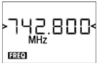 AKG PT 4000 - Frequenz-Menu - 1
