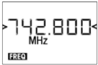 AKG PT 4000 - Frequency Menu - 1