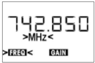 AKG PT 4000 - Frequenz-Menu - 3