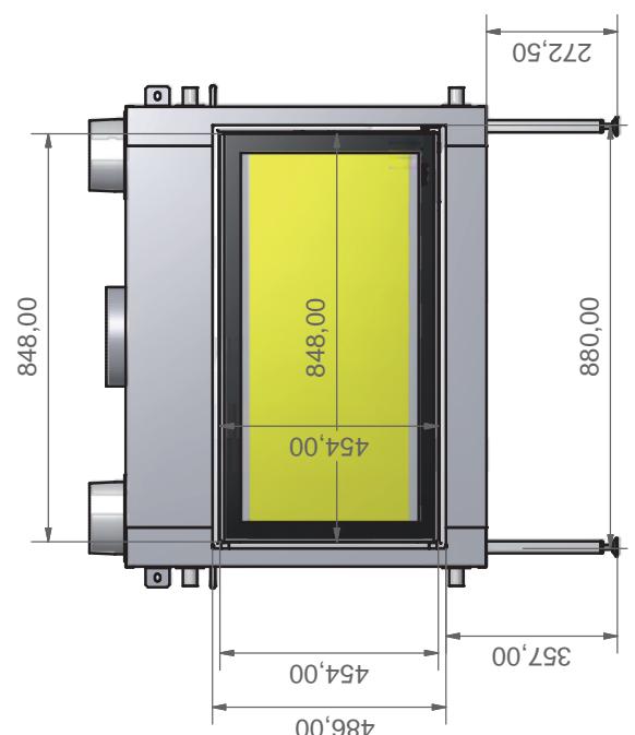 WANDERS KANDA 85 - Tabelle für Isolation bei Wanddicke - 6