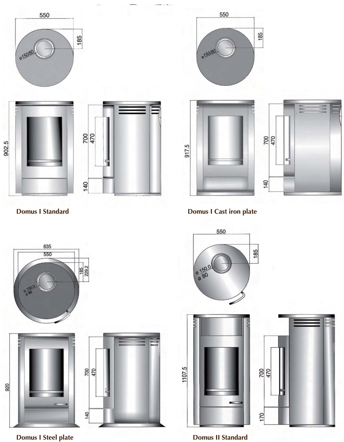 WANDERS LUNA PETITE - Technische tekeningen / Technical drawings Dessins techniques / Technische Zeichnungen - 1