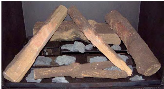 WANDERS NORMA WALL - Plaatsen van de keramische houtset (al-leen bij aardgas) - 3